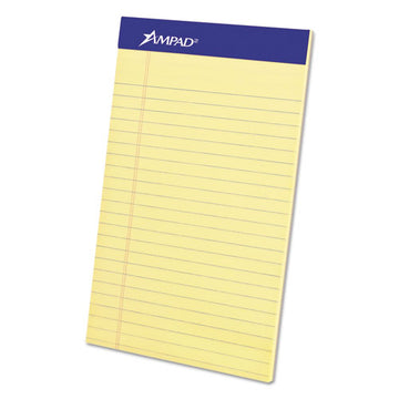 Ampad® Perforated Writing Pads, Narrow Rule, 50 Canary-yellow 5 X 8 Sheets, Dozen freeshipping - TVN Wholesale